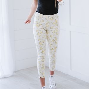 Judy Blue Golden Meadow Full Size Run Floral Skinny Jeans